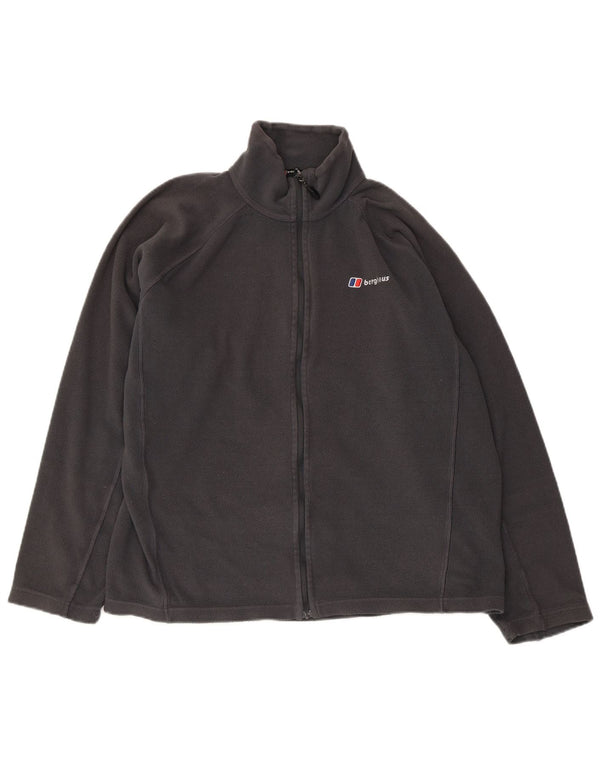 Jaqueta de lã masculina Berghaus UK 40 poliéster cinza grande