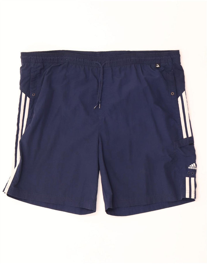 Shorts de natação masculino Adidas 2XL azul marinho nylon