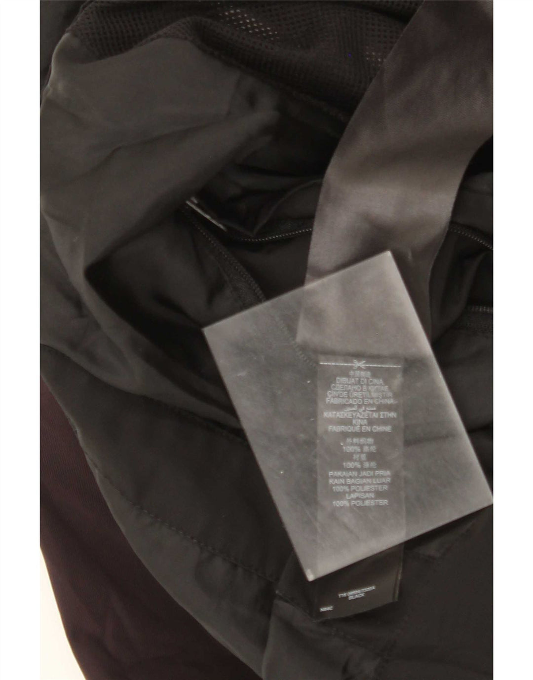Jaqueta utilitária masculina Marks & Spencer Reino Unido 38 poliéster preto médio