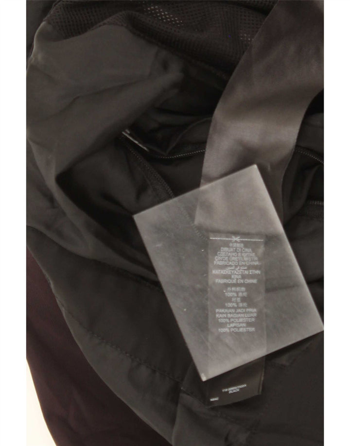 Jaqueta utilitária masculina Marks & Spencer Reino Unido 38 poliéster preto médio