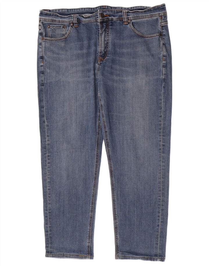 Crew Clothing Masculino Slim Jeans W40 L27 Azul Algodão