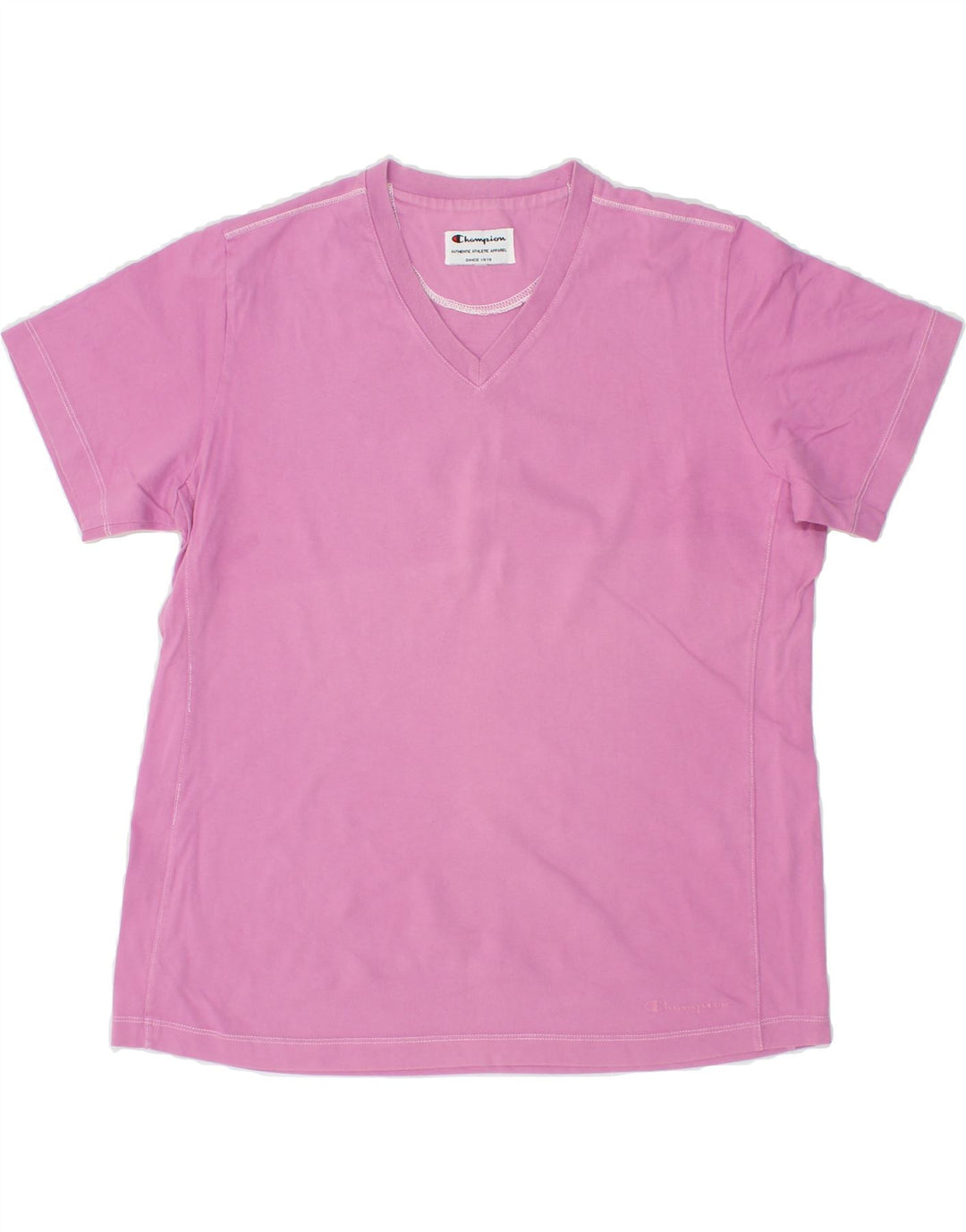 CHAMPION Womens T-Shirt Top UK 16 Large Pink Vintage Champion and Second-Hand Champion from Messina Hembry 