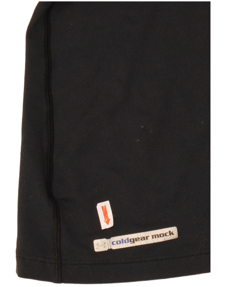 Under Armour Feminino Cold Gear Top Manga Longa UK 4 XS Poliéster Preto