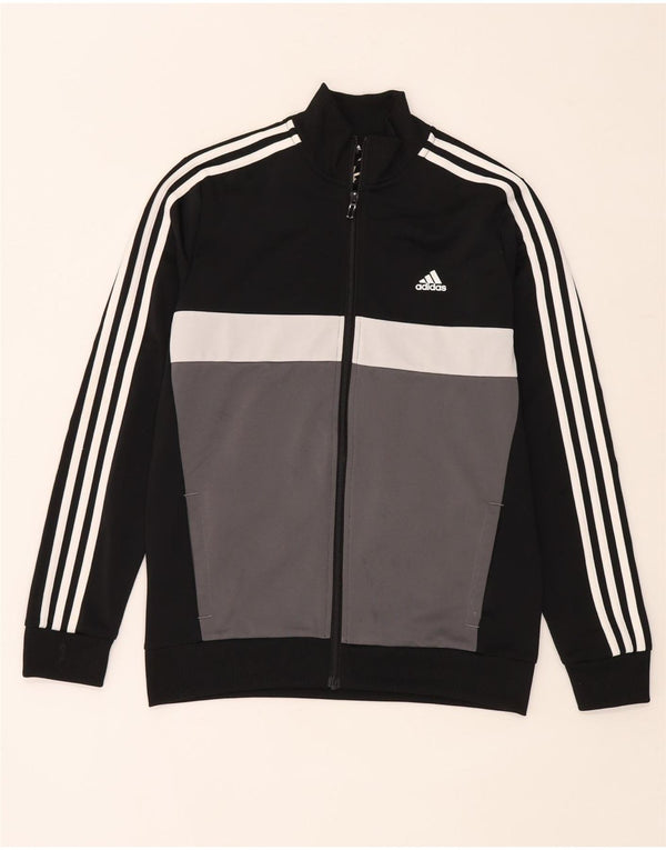 Jaqueta Adidas Menino Aeroready Top 13-14 Anos Preto Colorblock
