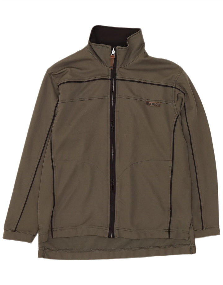 Asics Mens Tracksuit Top Jacket Medium Khaki Poliéster
