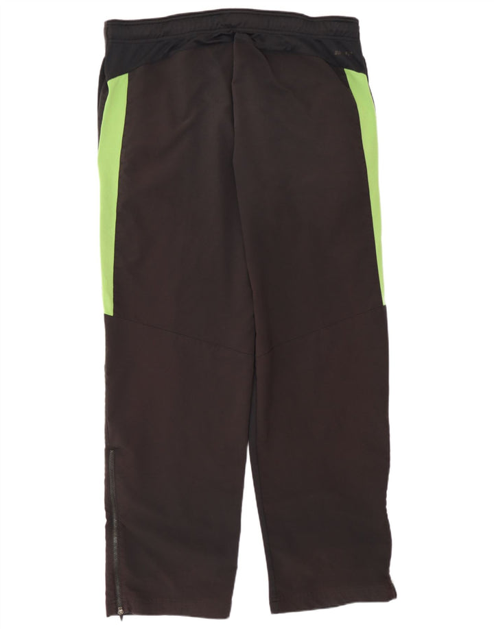 Calça de treino masculina Nike Dri Fit grande poliéster colorblock preto