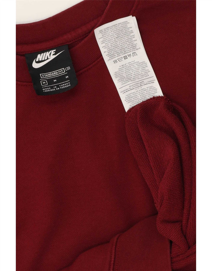 Nike Mens Graphic Moletom Jumper Médio Borgonha Colorblock