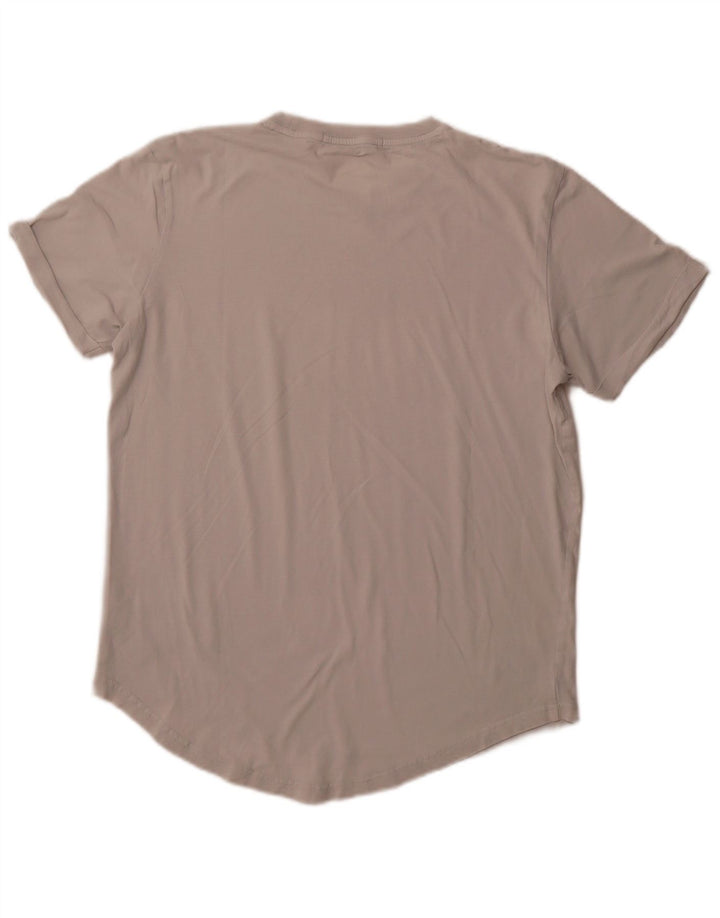 Camiseta masculina CALVIN KLEIN JEANS com estampa gráfica de algodão branco médio