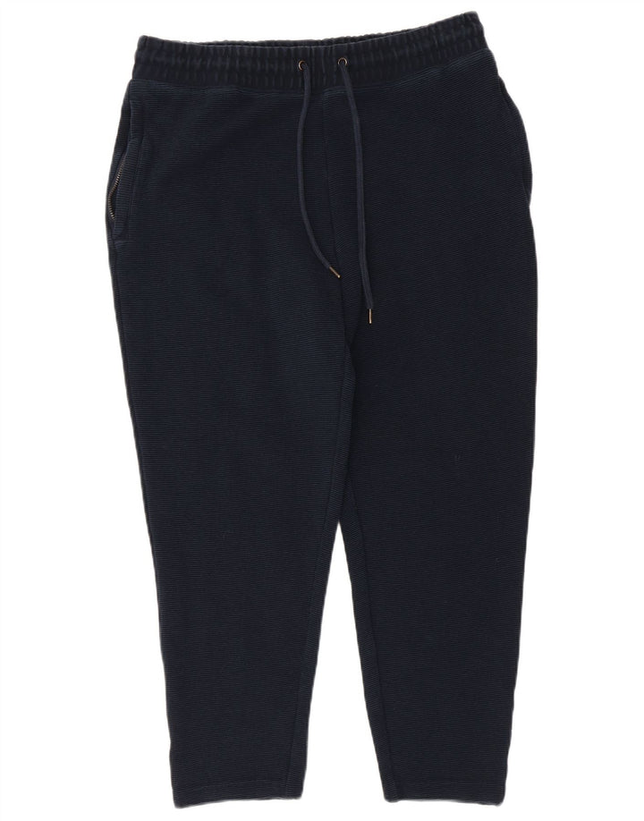 Calça esportiva masculina MARKS & SPENCER, calça de corrida, médio, azul marinho, algodão