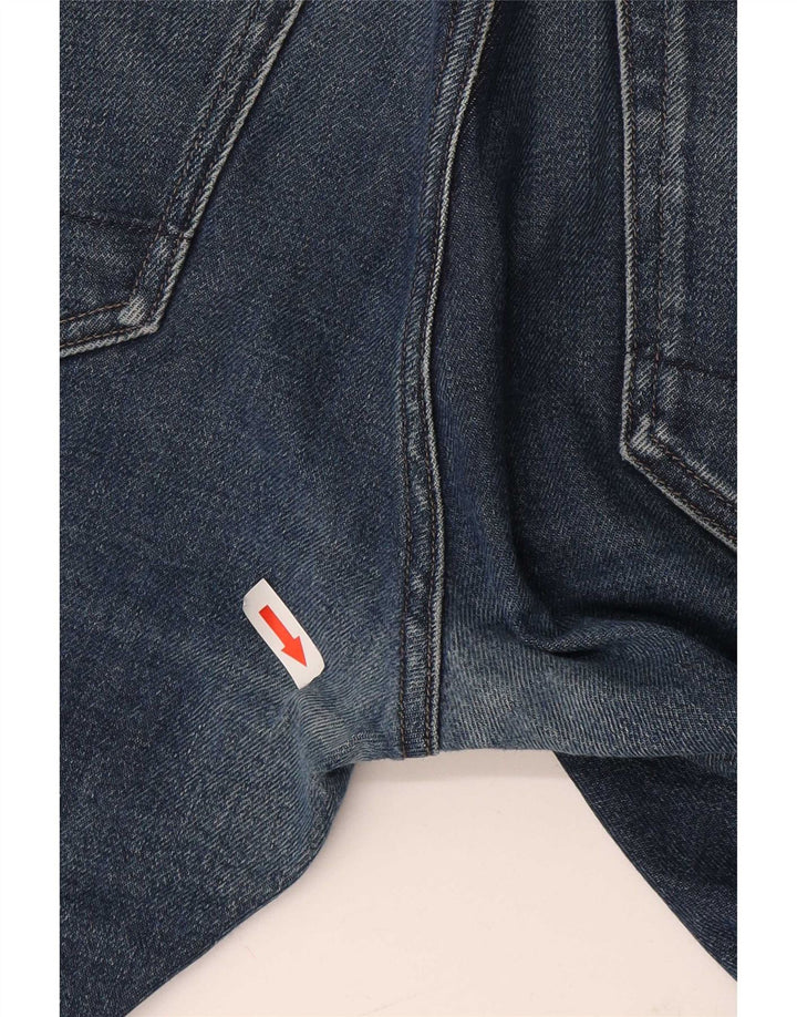 G-Star Masculino 3301 Slim Jeans W34 L32 Azul Algodão