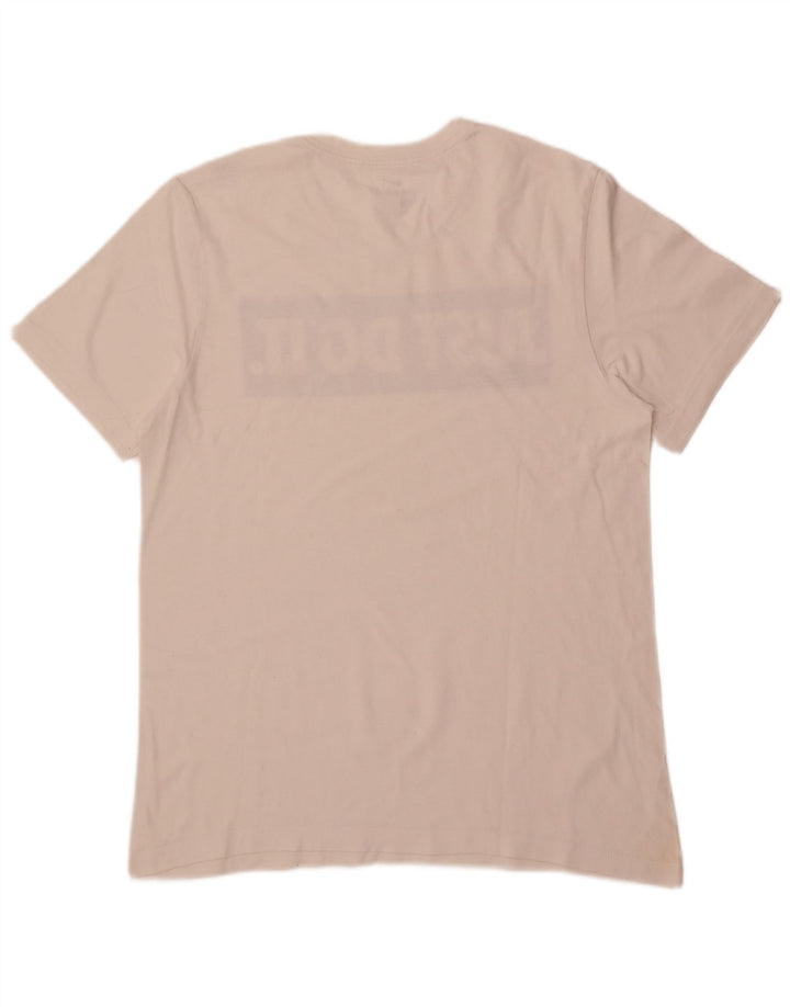 Camiseta Nike masculina gráfica Top médio branco