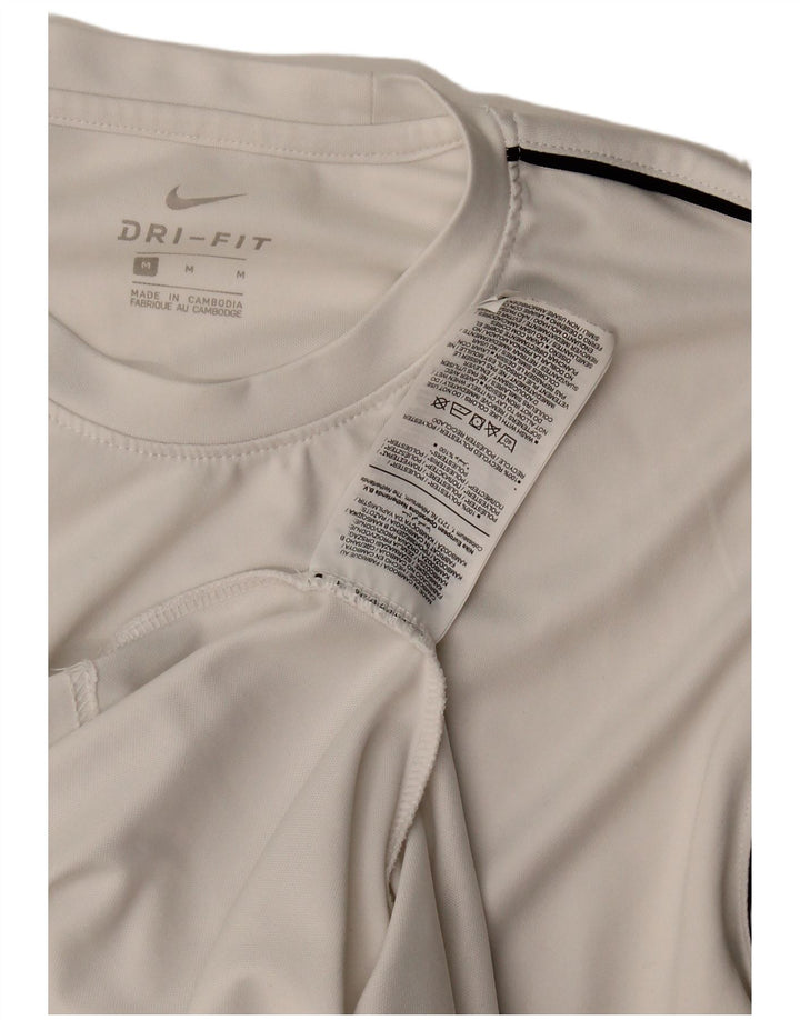 Camiseta Nike Masculina Dri Fit Top Médio Poliéster Branco