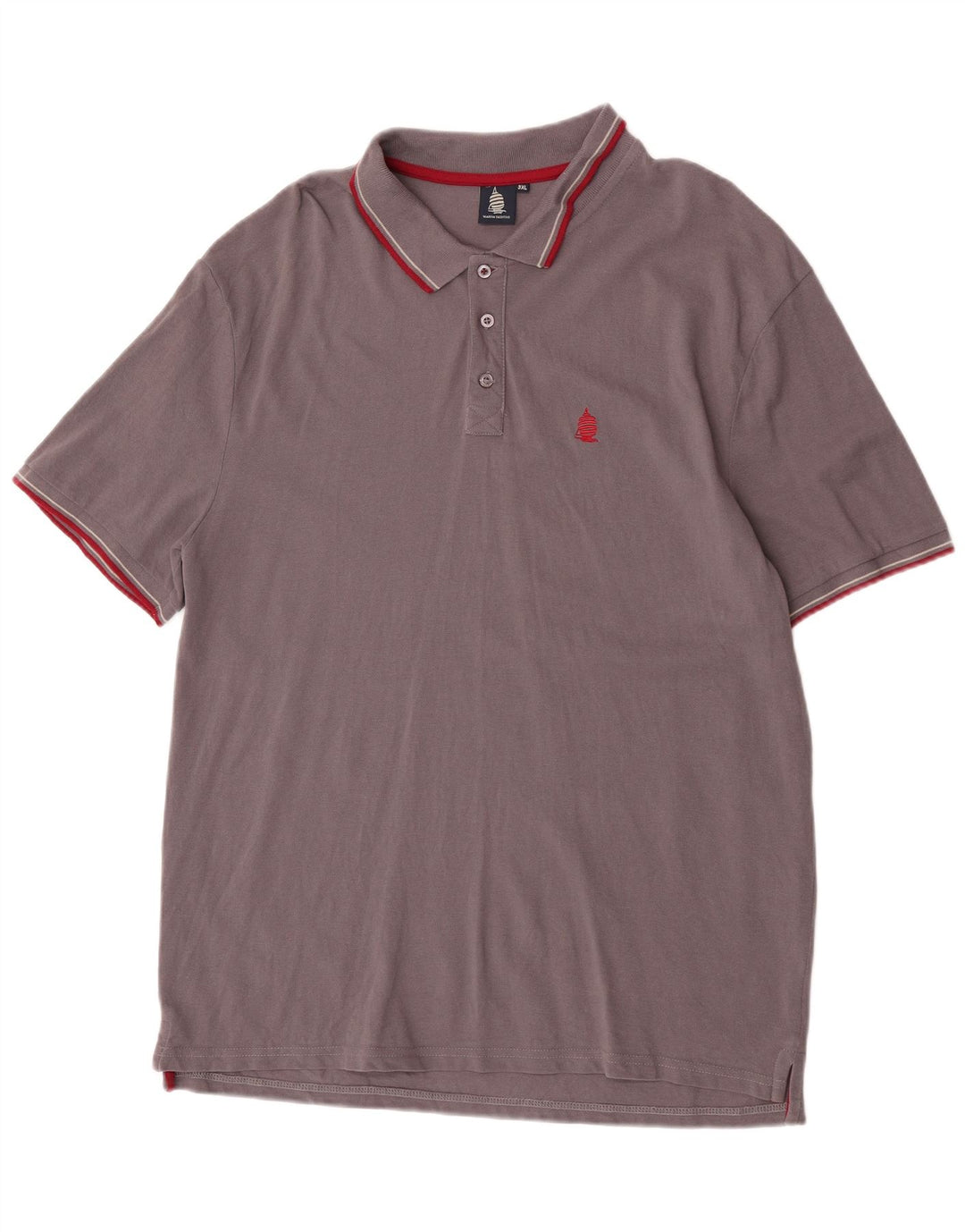Camisa polo masculina Marina Yachting 3XL cinza