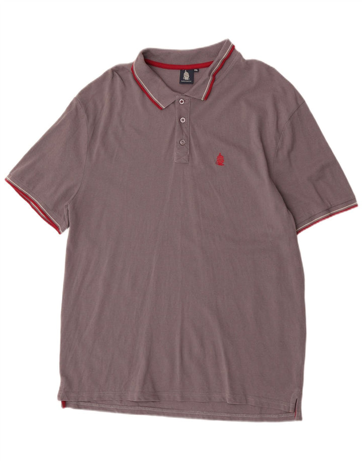 Camisa polo masculina Marina Yachting 3XL cinza