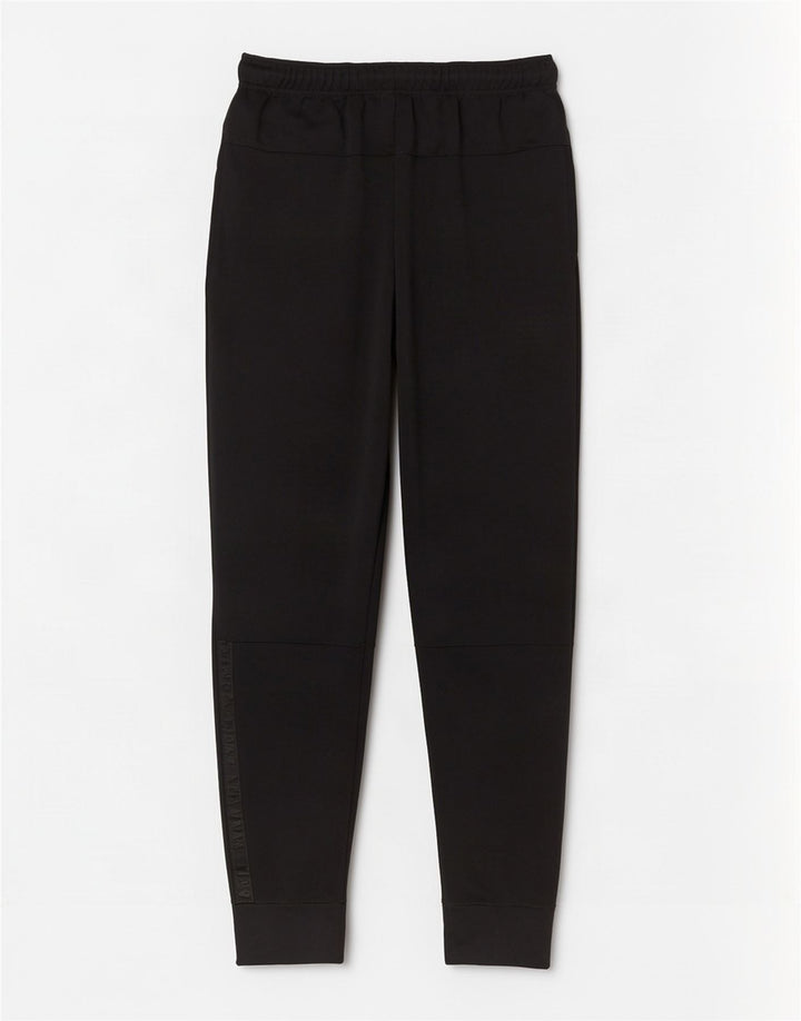 Calça de treino masculina Nike Joggers grande preto colorblock poliéster