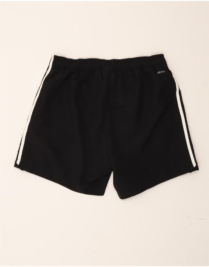 Shorts esportivos masculinos Adidas Regular Fit médio preto poliéster esportivo