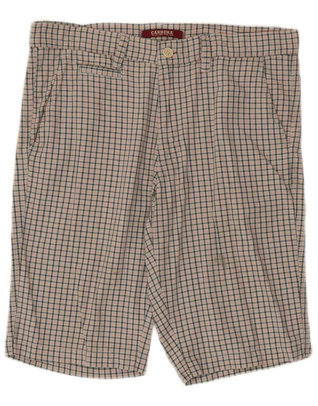 Shorts Chino Masculino Carrera IT 50 Grande W34 Algodão Gingham Multicolorido