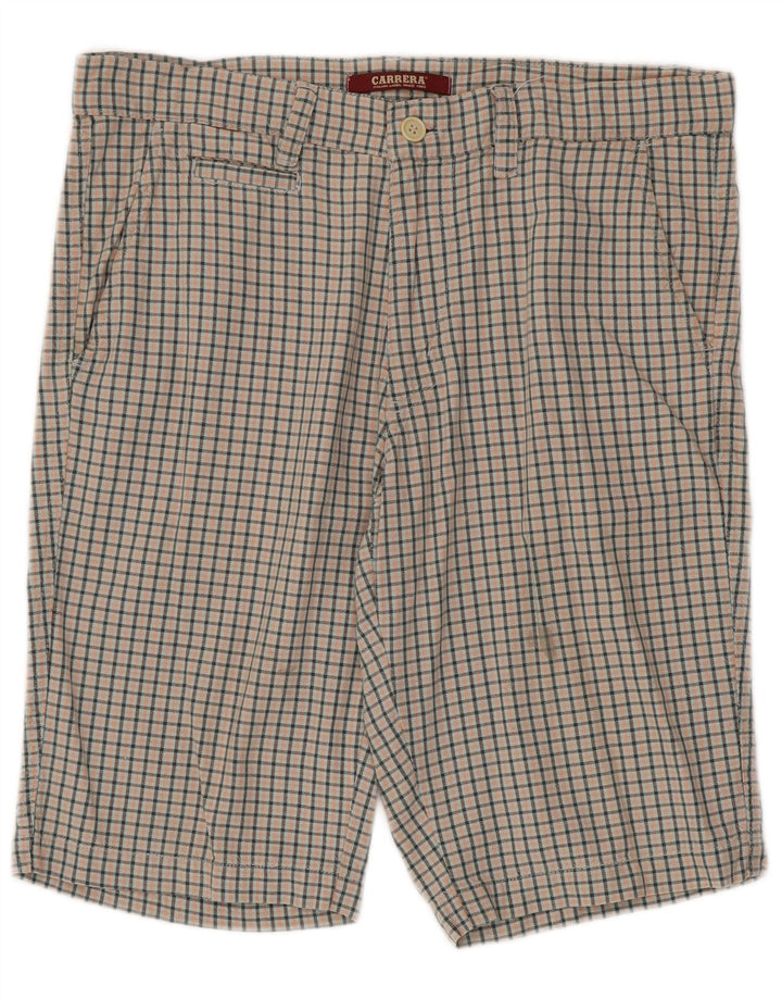 Shorts Chino Masculino Carrera IT 50 Grande W34 Algodão Gingham Multicolorido