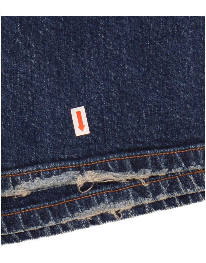 Calça jeans feminina Levi's 544 Flared W28 L32 azul marinho algodão