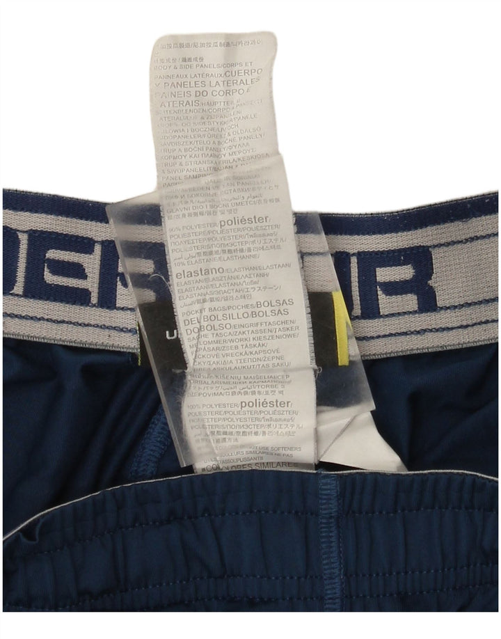 Under Armour Masculino Sport Shorts 2XL Poliéster Colourblock Azul Marinho