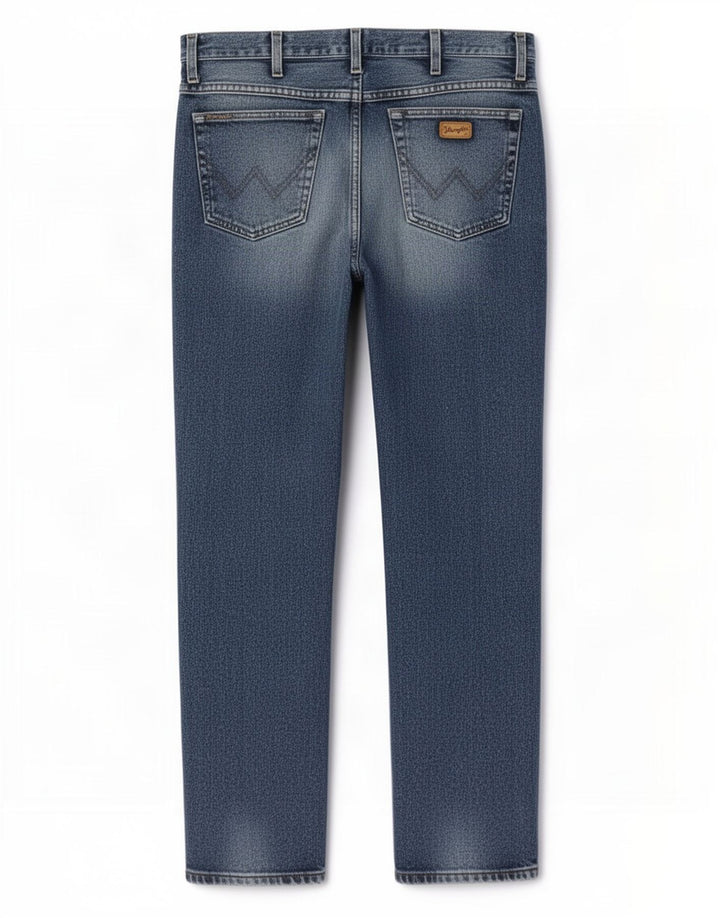 Jeans Wrangler masculino reto W34 L29 azul