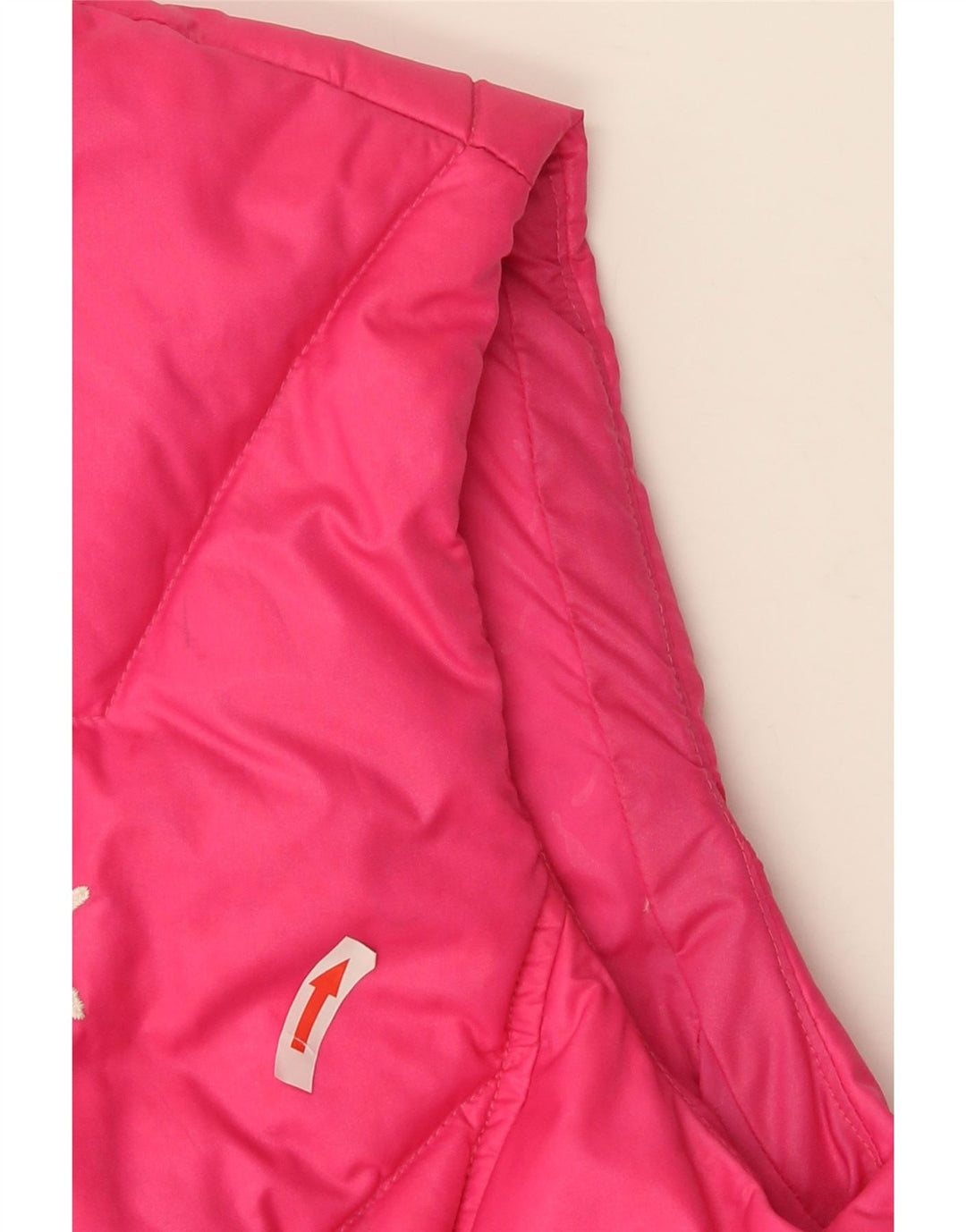 Colete acolchoado feminino Puma UK 10 pequeno rosa nylon
