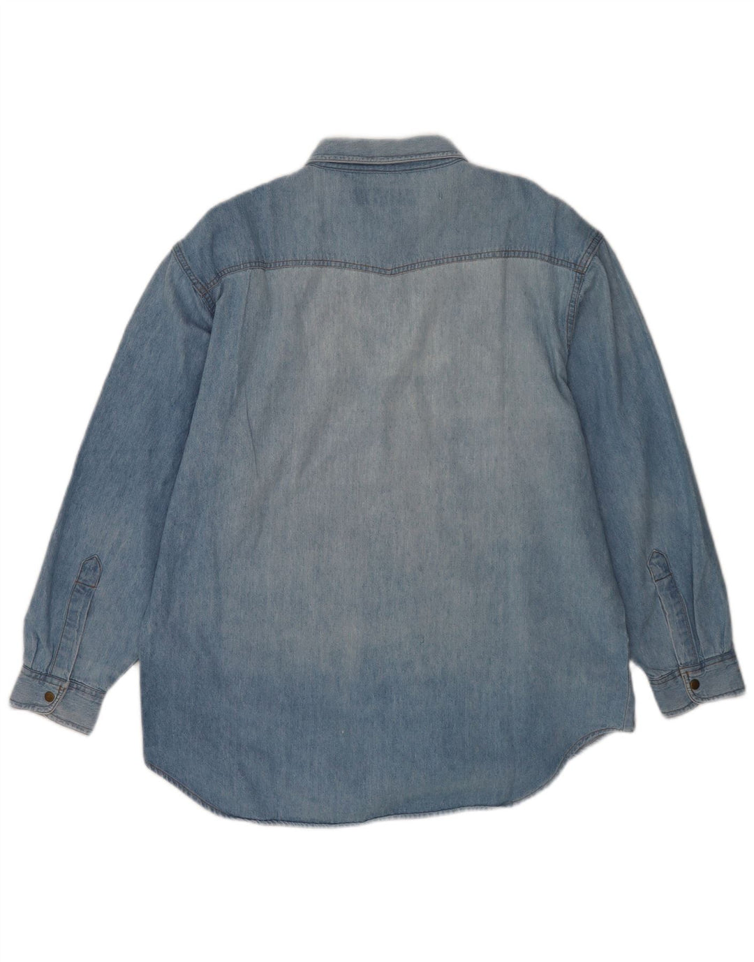 Camisa jeans masculina Brandon & C XL azul algodão