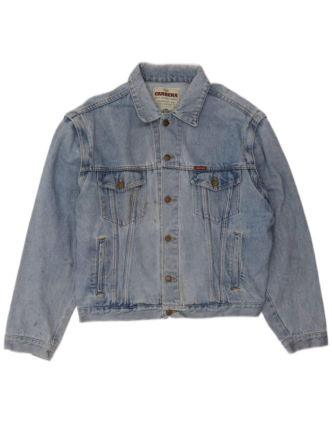 Jaqueta jeans masculina CARRERA UK 40 grande azul