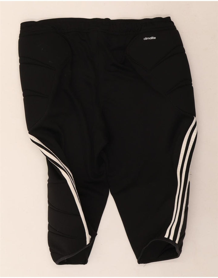 Adidas Mens Climalite Capri Calças de treino XL Preto Poliéster