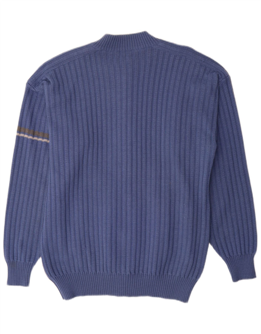 Suéter Cardigan Masculino Vintage Grande Azul