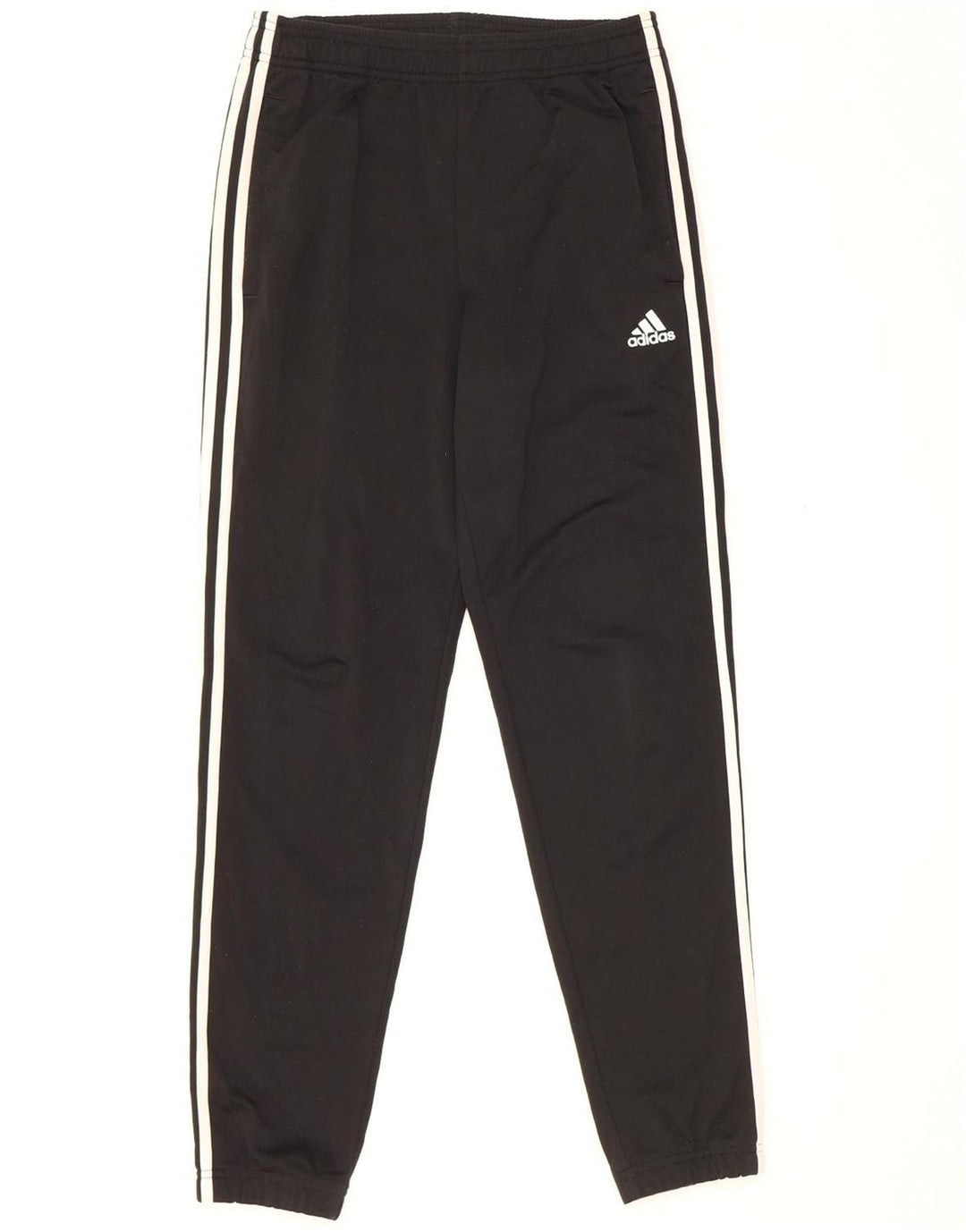 Adidas Mens Treino Calças Joggers Pequeno Poliéster Preto