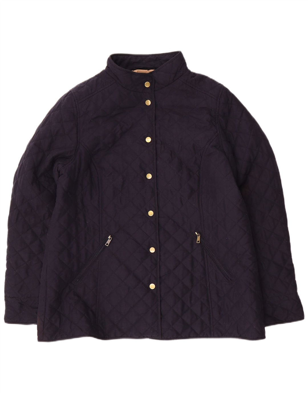 Jaqueta acolchoada feminina CLASSIC UK 18 XL azul marinho poliéster
