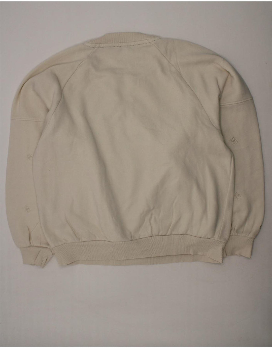 TOMMY HILFIGER Girls Sweatshirt Jumper 15-16 Years Off White Cotton Vintage Tommy Hilfiger and Second-Hand Tommy Hilfiger from Messina Hembry 