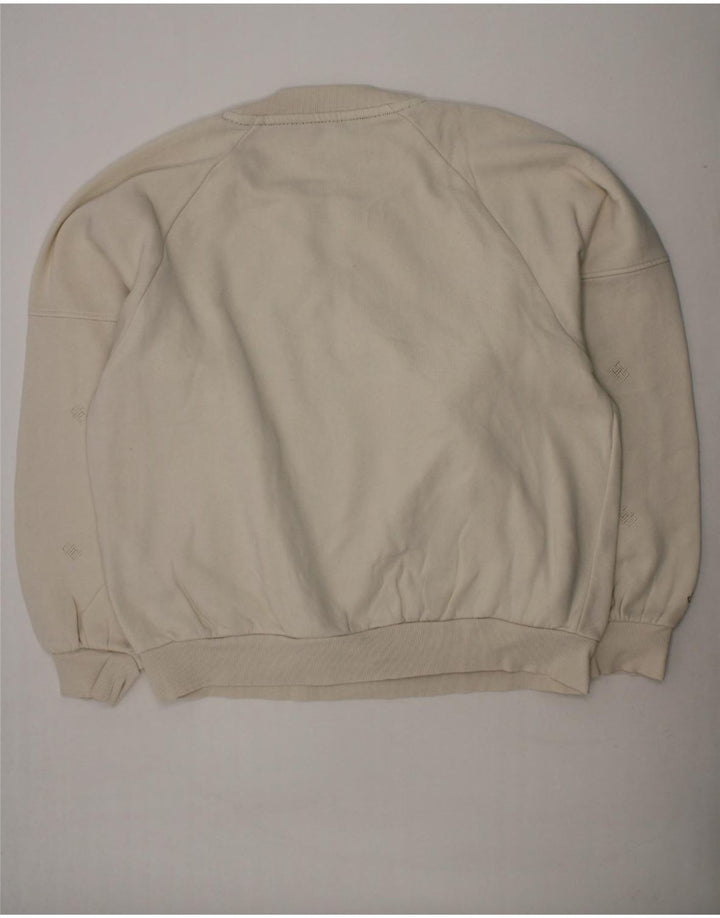TOMMY HILFIGER Girls Sweatshirt Jumper 15-16 Years Off White Cotton Vintage Tommy Hilfiger and Second-Hand Tommy Hilfiger from Messina Hembry 