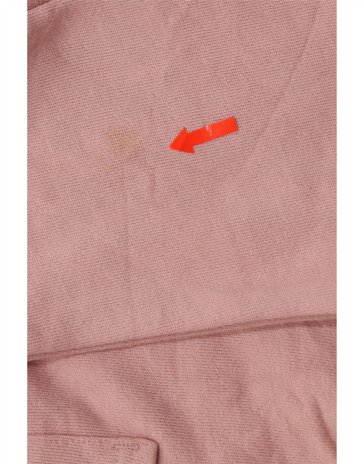 CHAMPION Womens Hoodie Jumper UK 14 Medium Pink Cotton Vintage Champion and Second-Hand Champion from Messina Hembry 