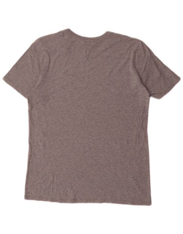 Camiseta masculina Nike Athletic Cut Top cinza médio algodão