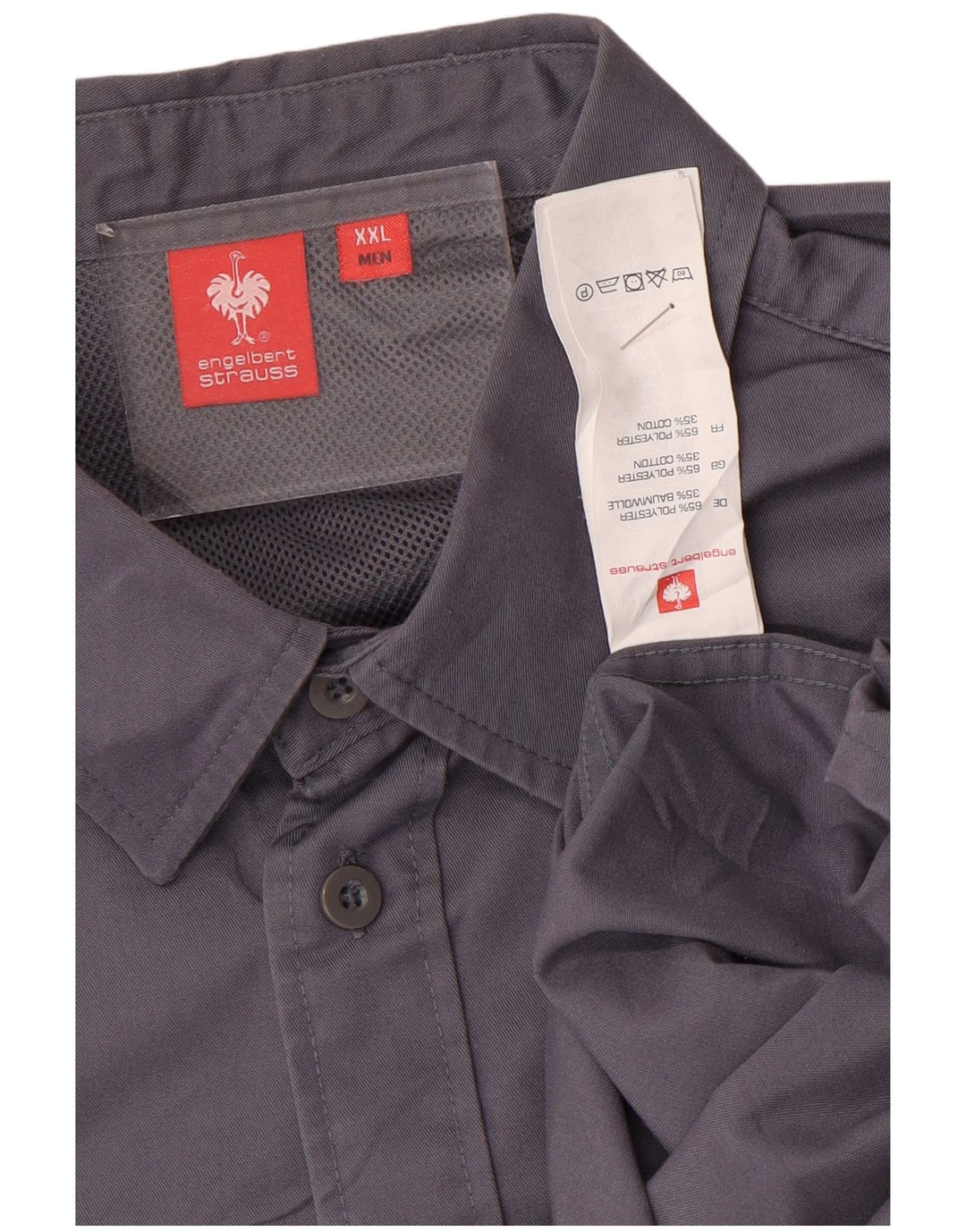 Camisa masculina Engelbert Strauss 2XL poliéster roxo