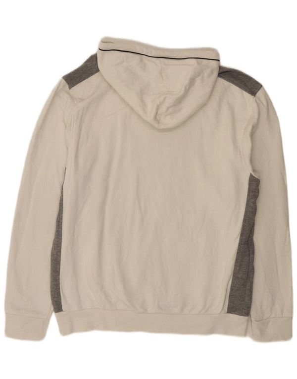 Umbro moletom com capuz masculino 2XL algodão colorblock branco