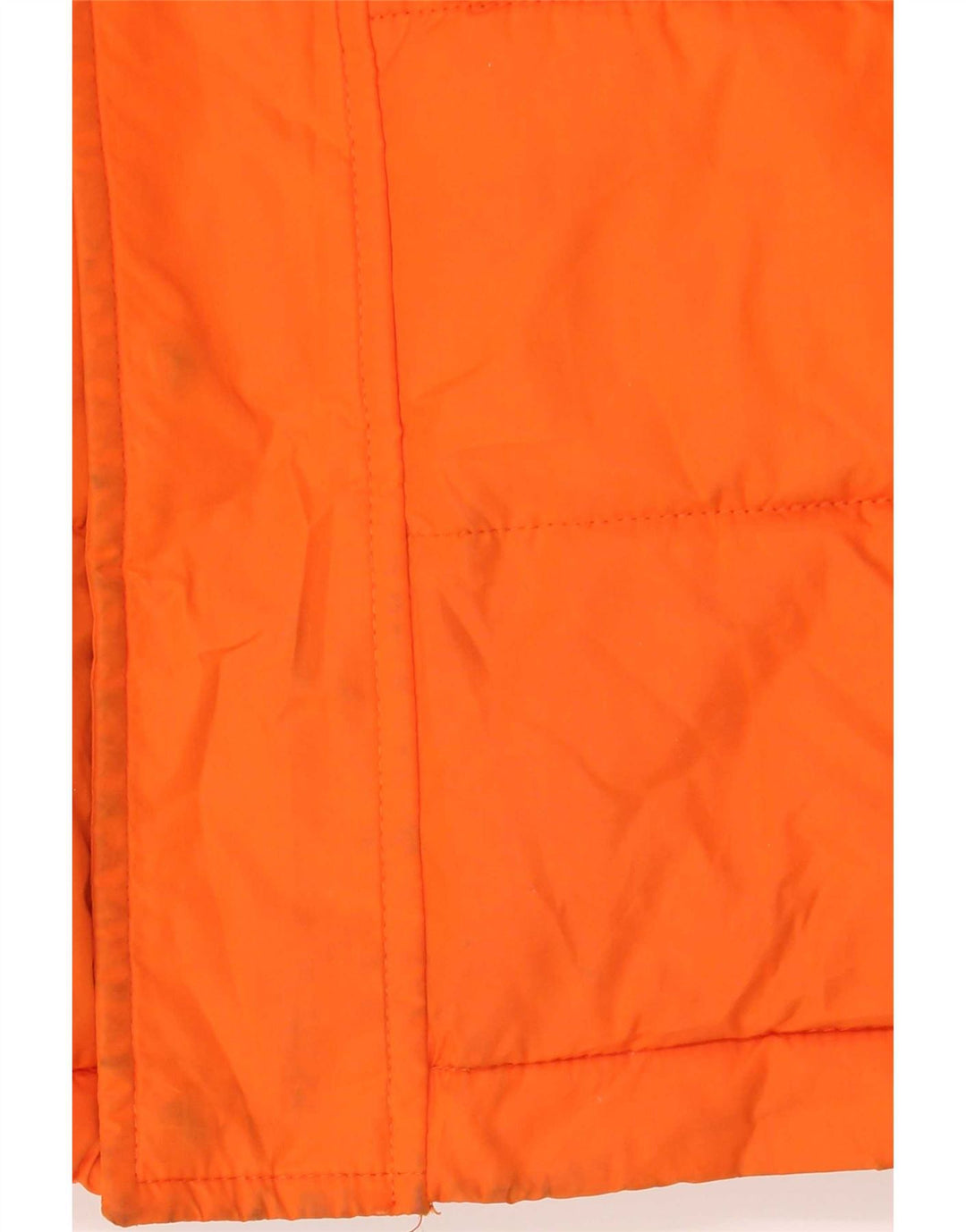 Jaqueta acolchoada gráfica North Sails Boys 13-14 anos laranja bloco colorido