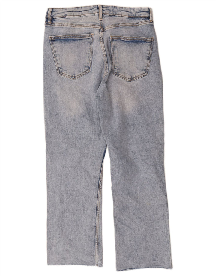 Calça jeans feminina Zara EU 38 pequena W28 L24 azul algodão