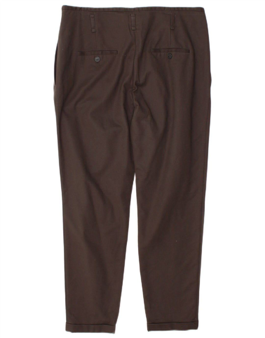 Zara Calça Chino Feminina Pegged Grande W34 L27 Marrom