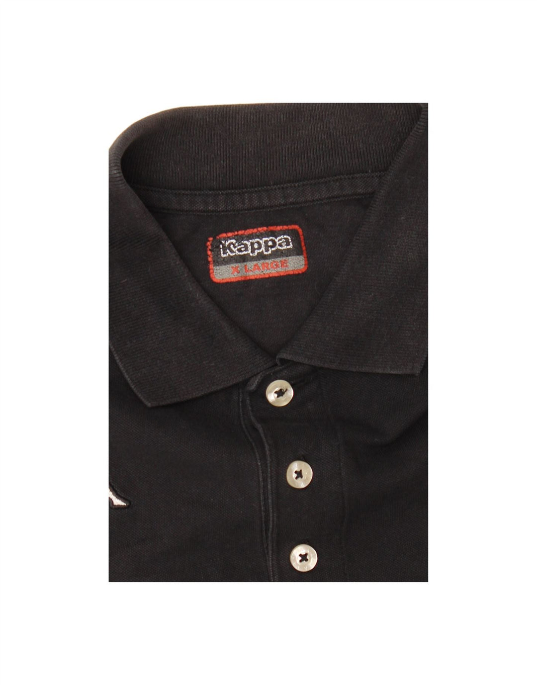 Camisa polo masculina KAPPA XL preta