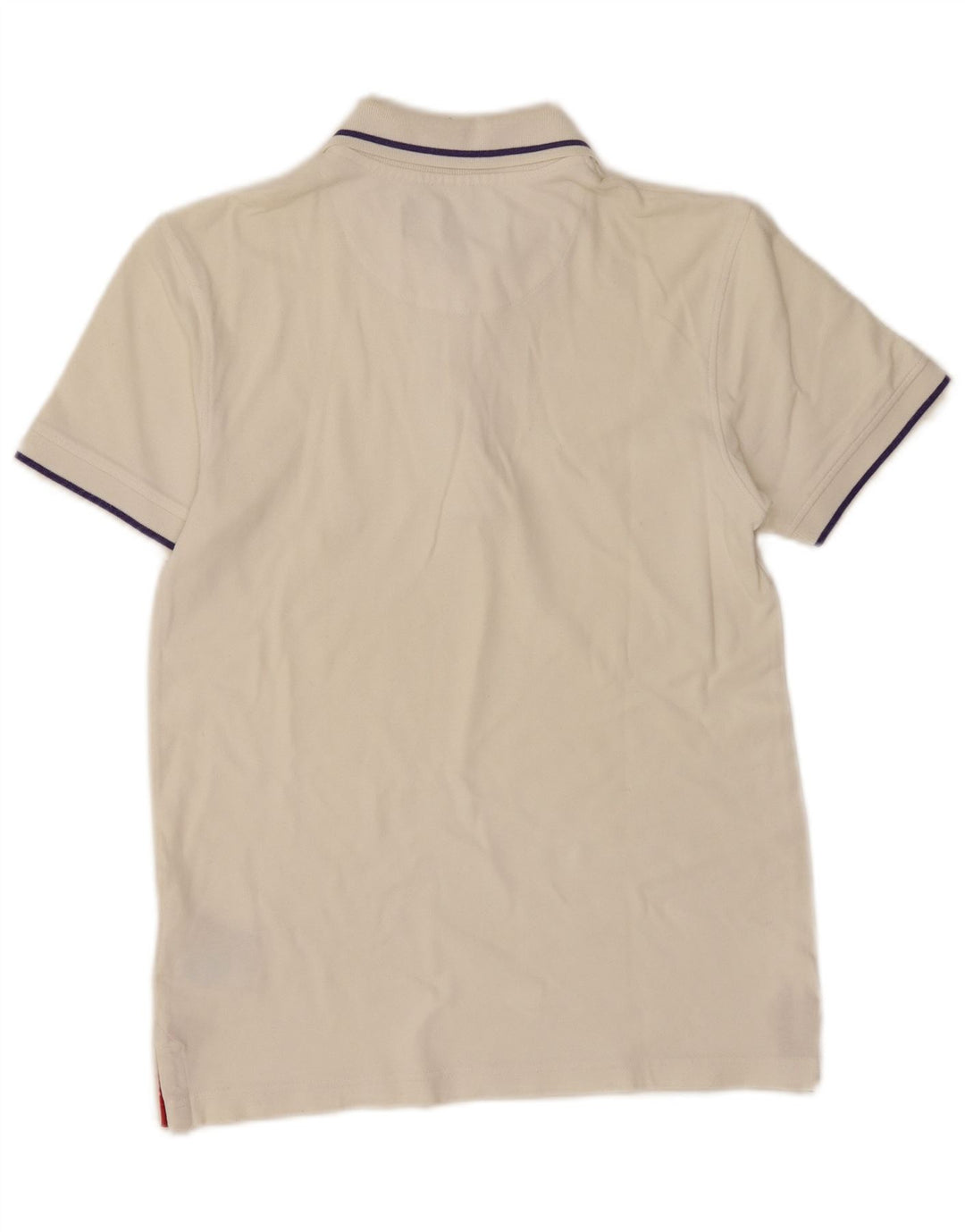 Camisa polo masculina Refrigue pequena de algodão branco