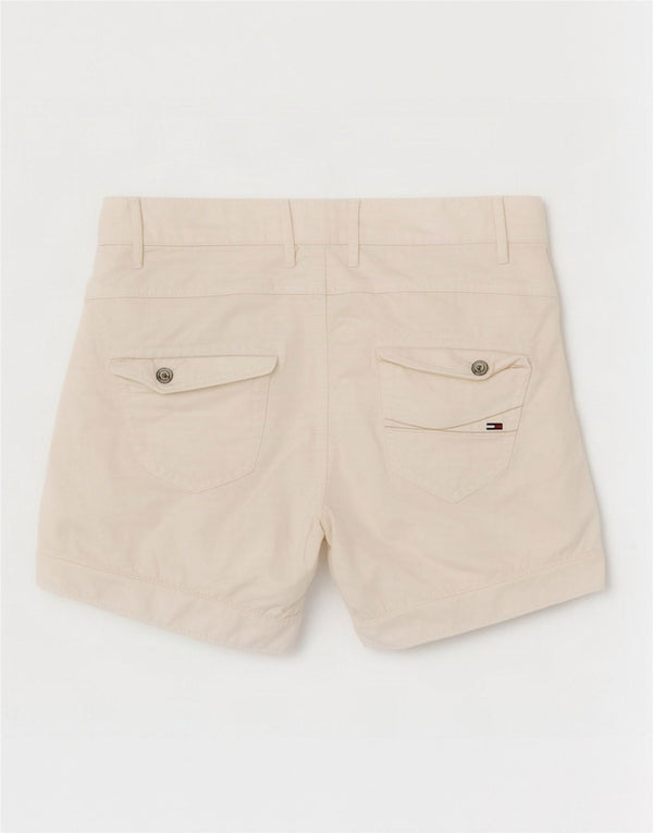 Shorts Chino feminino Tommy Hilfiger W27 pequeno algodão branco