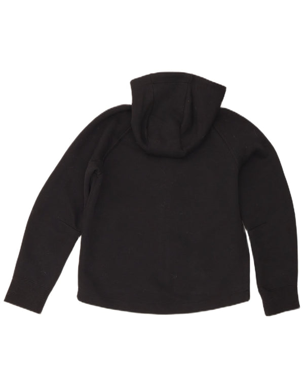 Suéter Nike Boys Zip com capuz 10-11 anos médio preto algodão