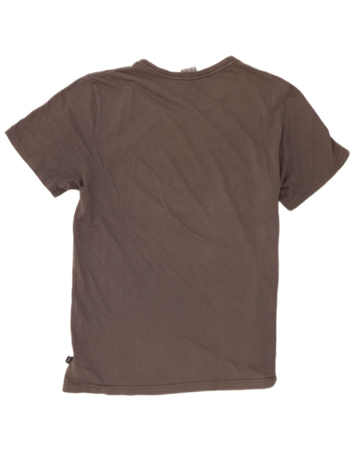 Camiseta masculina Puma Graphic Top cinza médio algodão
