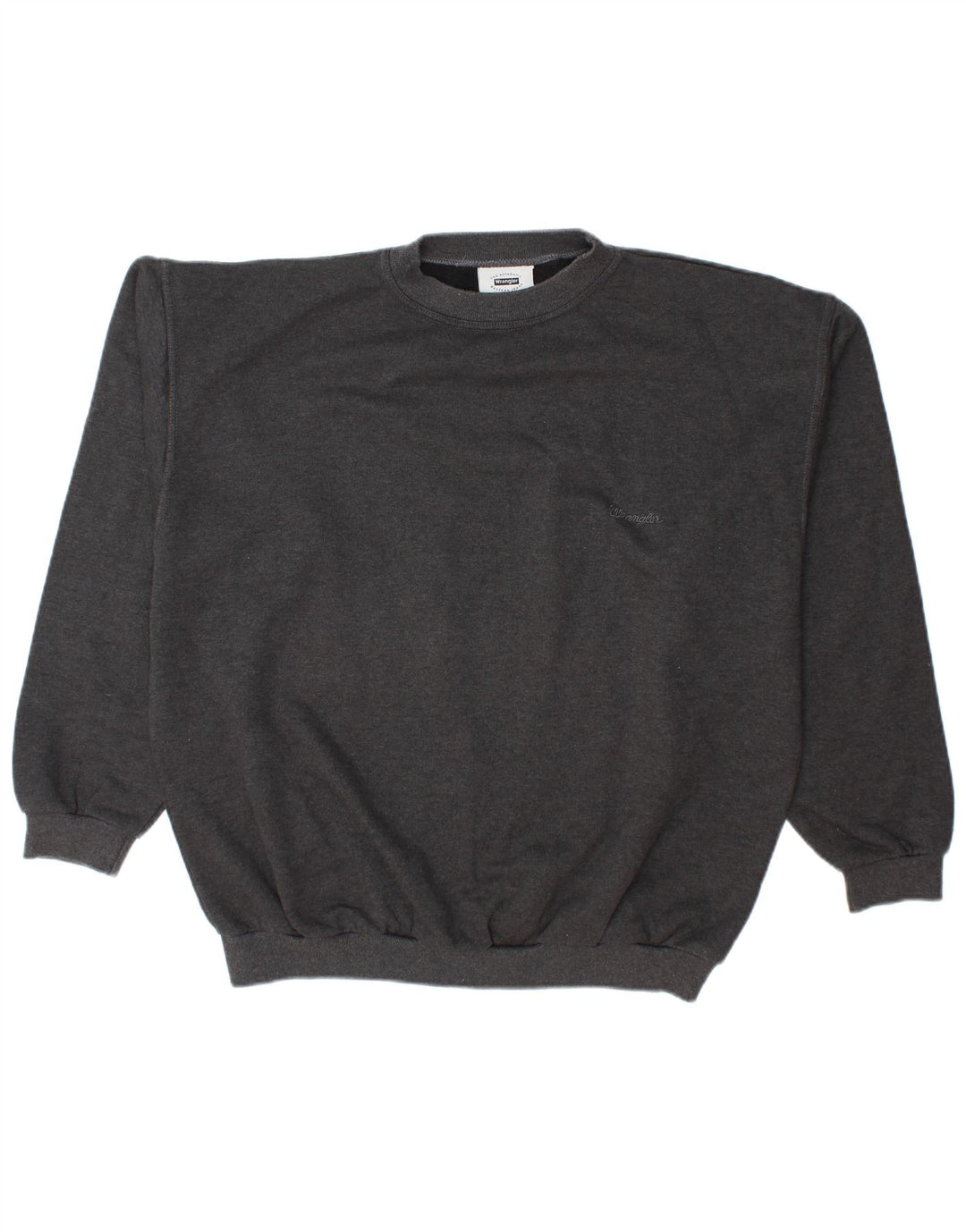 Wrangler moletom masculino jumper XL algodão cinza