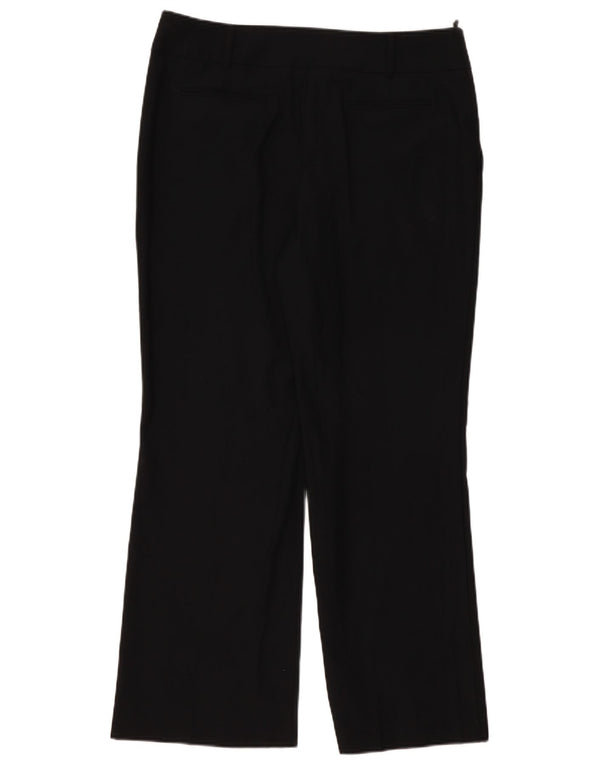 Calça casual feminina Marks & Spencer Bootcut Reino Unido 16 grande W36 L30 preta