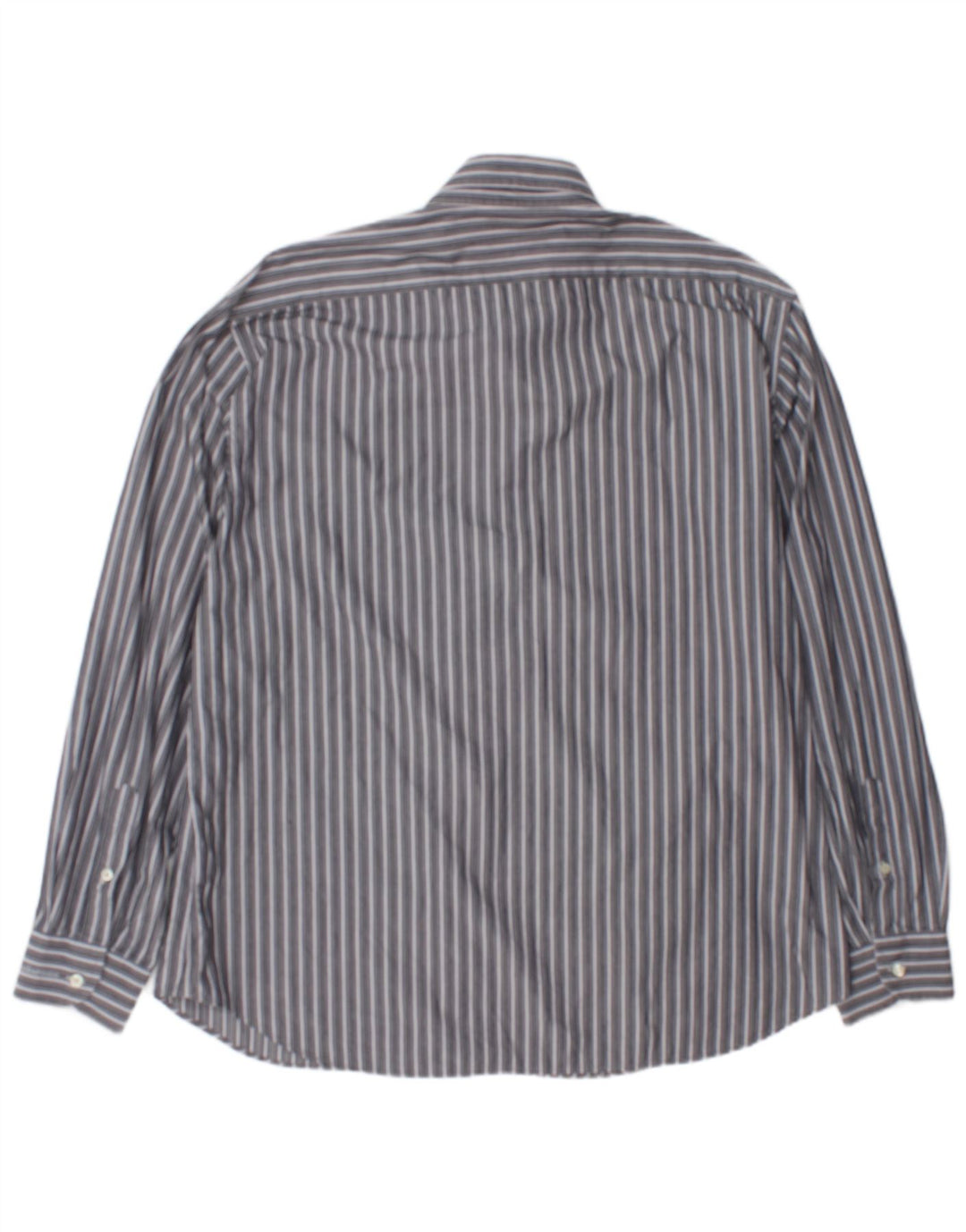 Camisa masculina Roccobarocco tamanho 45 18 2XL cinza listrado