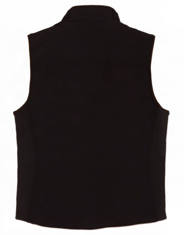 Colete acolchoado feminino Zara UK 14 grande azul marinho